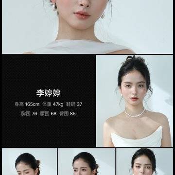 李婷婷的微模卡作品