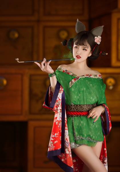 接单通告展会活动人像创作相关经历古装 cos模特9